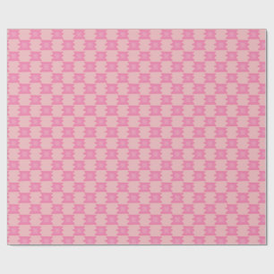 Papel De Regalo Patrón de manta boho suave rosa desolado del oeste