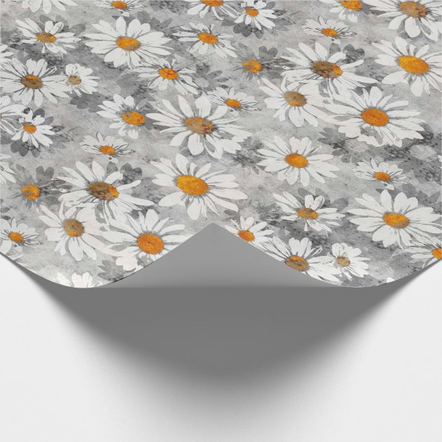 Papel De Regalo Patrón de mareas blancas (Esquina)