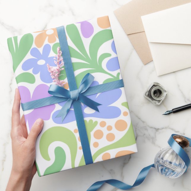 Papel De Regalo Patrón de margaritas de Matisse  (Regalar)