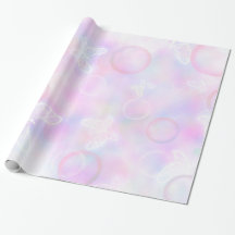 Patrón de mariposa rosa