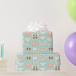 Papel De Regalo Patrón de mariposas de bonito