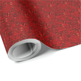 Papel De Regalo Patrón de mármol rojo