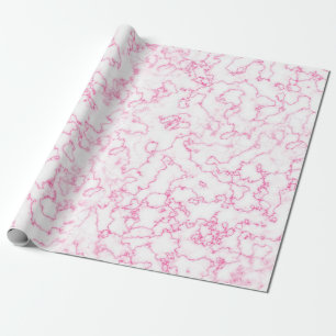 Papel De Regalo Patrón de mármol rosa