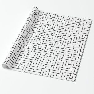 Papel De Regalo Patrón de Maze