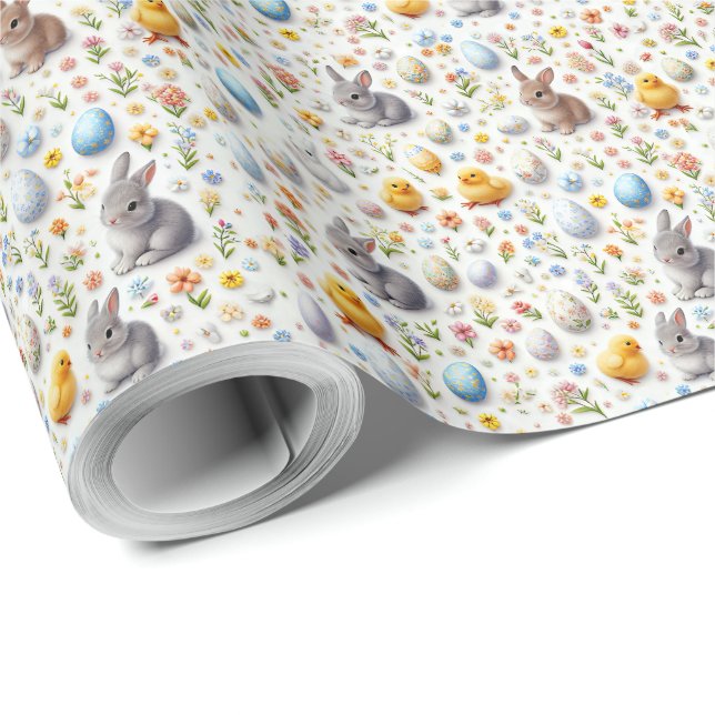 Papel De Regalo Patrón de micro ditsy sin costuras - Elemento dimi (Esquina del rollo)