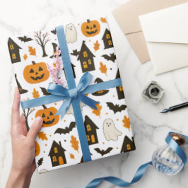 Papel De Regalo Patrón de miedo de Halloween - Festividad y miedo