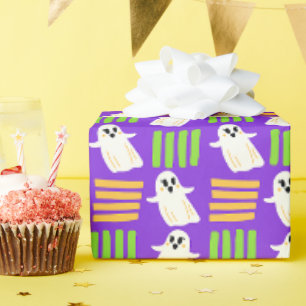 Papel De Regalo Patrón de mosaico de verificación de fantasma de H
