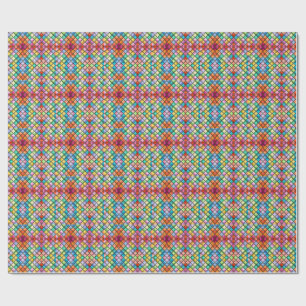 Papel De Regalo Patrón de mosaico del arco iris