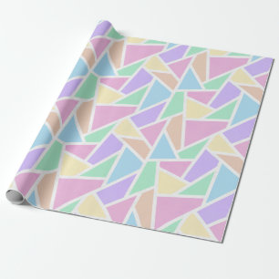 Papel De Regalo Patrón de mosaico del arcoiris pastel