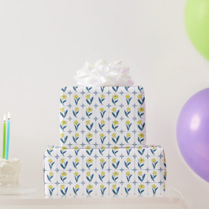 Papel De Regalo Patrón de mosaico Delft