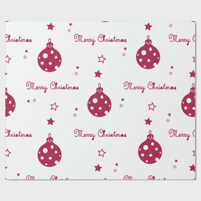 Papel De Regalo Patrón de Navidad  (Superficie plana)
