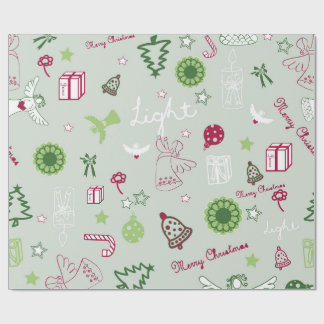Papel De Regalo Patrón de Navidad 