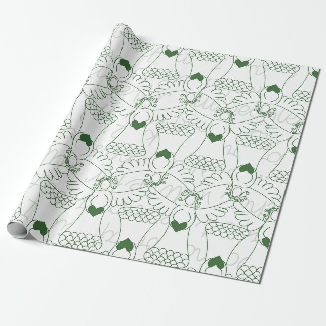 Papel De Regalo Patrón de Navidad  (Desenrollado)