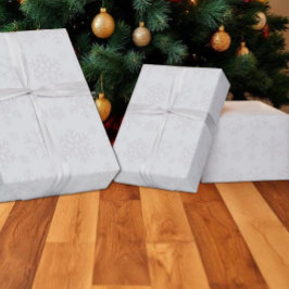 Papel De Regalo Patrón de Navidad de copo de nieve invernal