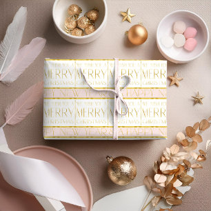 Papel De Regalo Patrón de Navidad en Oro Rosa #35 ID1009