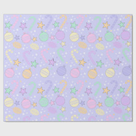 Papel De Regalo Patrón de Navidad Pastel