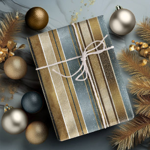 Papel De Regalo Patrón de Navidad Tonos Terrosos #27 ID1009