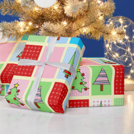 Papel De Regalo Patrón de Navidades coloridos