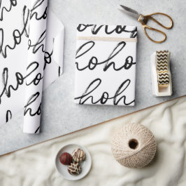 Papel De Regalo Patrón de Navidades de HoHoHo