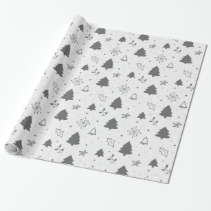Papel De Regalo Patrón de Navidades de lujo