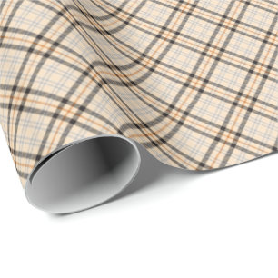 Papel De Regalo Patrón de Navidades de ocupantes de granjas de Tan