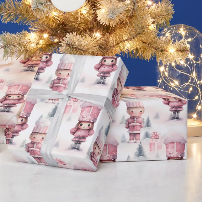 Papel De Regalo Patrón de Navidades de petaca (Vacaciones)