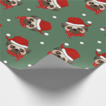 Patrón de Navidades de Santa Pug