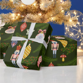 Papel De Regalo Patrón de Navidades de soldados en baudible y made