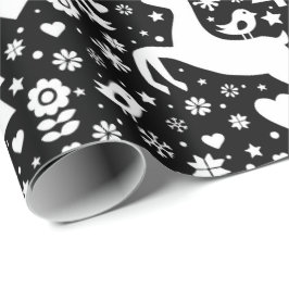 Papel De Regalo Patrón de Navidades escandinavos