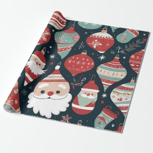 Papel De Regalo Patrón de Navidades festivos