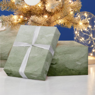 Papel De Regalo Patrón de Navidades Modernos de color de agua