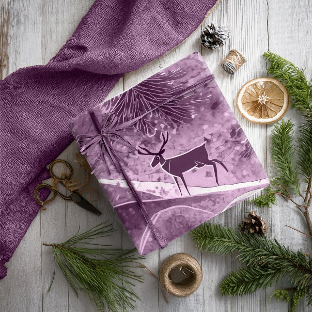 Papel De Regalo Patrón de Navidades púrpura n.º 13 ID1009 (Subido por el creador)
