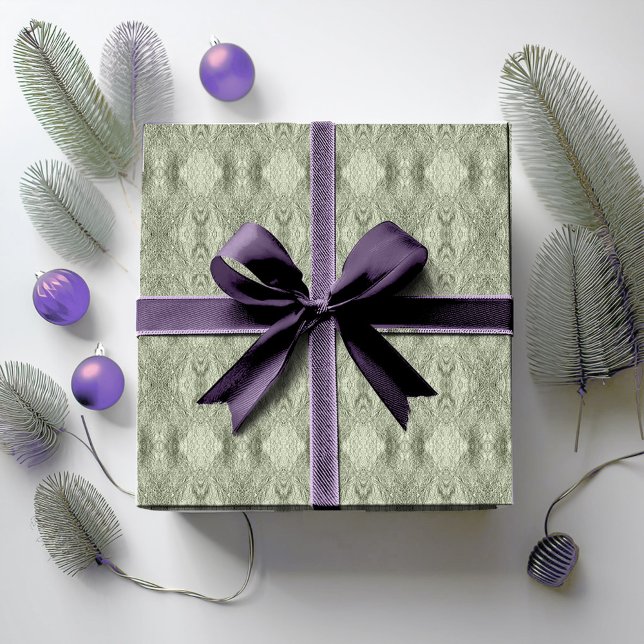 Papel De Regalo Patrón de Navidades verdes olivos#33 ID1009 (Subido por el creador)