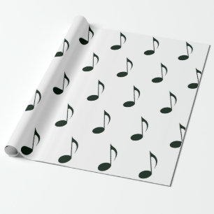 Papel De Regalo Patrón de notas de música