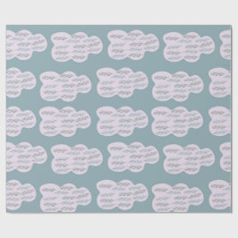 Papel De Regalo patrón de nube y rama