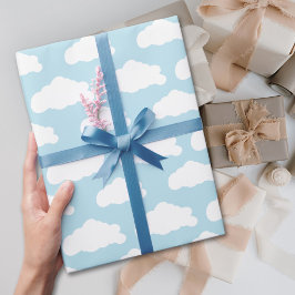 Papel De Regalo Patrón de nubes singulares