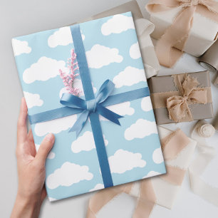Papel De Regalo Patrón de nubes singulares