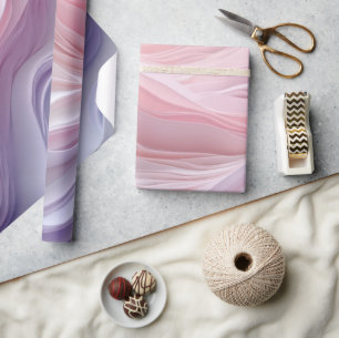 Papel De Regalo Patrón de onda calmante pastel