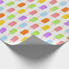 Papel De Regalo Patrón de opúsculos del arcoiris de verano