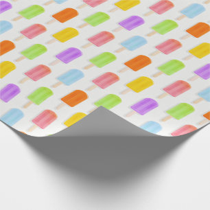Papel De Regalo Patrón de opúsculos del arcoiris de verano