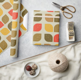 Papel De Regalo Patrón de otoño de hojas