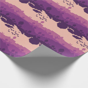 Papel De Regalo Patrón de paisaje de píxeles