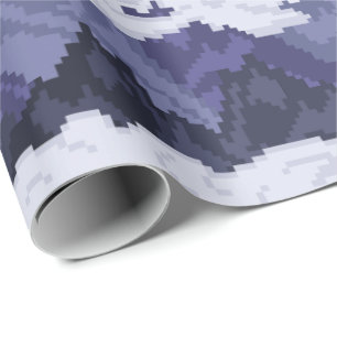 Papel De Regalo Patrón de paisaje montañoso de arte de píxeles
