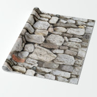 Patrón de pared de piedra de escombro