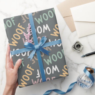 Papel De Regalo Patrón de pata de perro