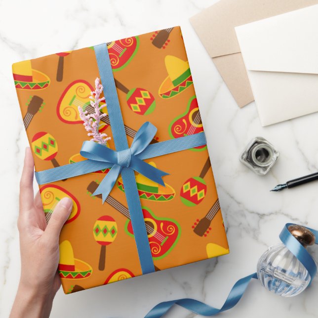 Papel De Regalo Patrón de patrón de Fun Fiesta fiesta envoltura de (Regalar)