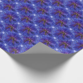 Papel De Regalo Patrón de penstemos azules de bonito