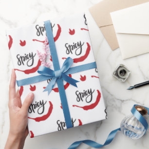 Papel De Regalo Patrón de Peppers para Chili Rojo