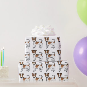 Papel De Regalo Patrón de perro de Jack Russell Terrier