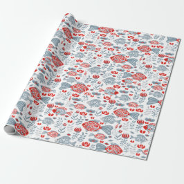 Papel De Regalo Patrón de pescado moderno